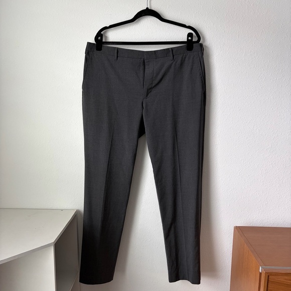 Men’s J. Crew Charcoal Thompson Gray Dress Pants W38 L32 - Picture 1 of 5